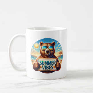 Caneca De Café Summer Bear