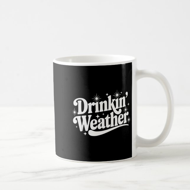 Caneca De Café Summer Break Vibes Quote Day Drinking Weather Sayi (Direita)