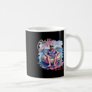 Caneca De Café Summer Chillin Como Um Felon Trump Para O Presiden