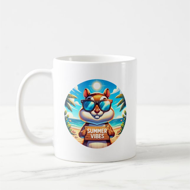 Caneca De Café Summer Chipmunk (Esquerda)