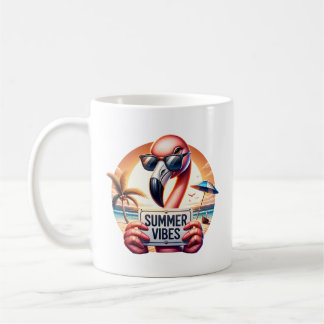Caneca De Café Summer Flamingo