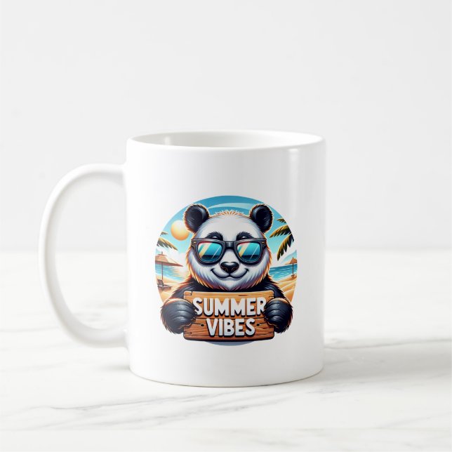 Caneca De Café Summer Panda (Esquerda)