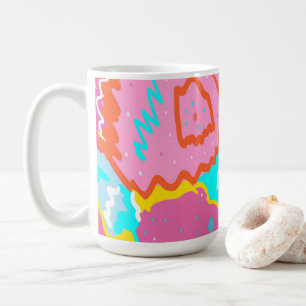 Caneca De Café Summer Poolside Vibes Abstrato Art