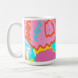 Caneca De Café Summer Poolside Vibes Abstrato Art