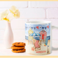 Summer Shore Beach Ocean Name Monograma