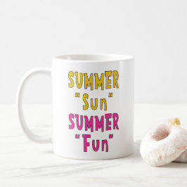 Caneca De Café Summer Sun Summer