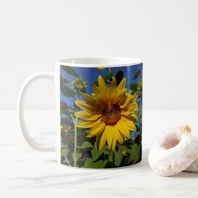 Caneca De Café Summer Sunflower Mug (Com Donut)