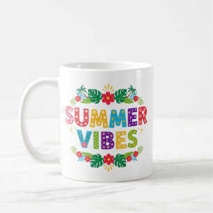Caneca De Café Summer Vibes Floral Design- 54504 Hoodie