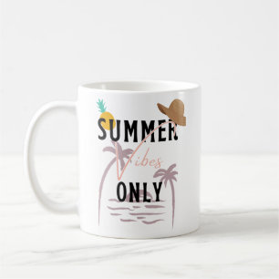 Caneca De Café Summer Vibes Only Beach