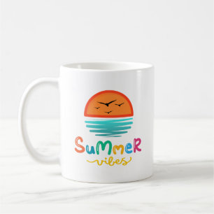 Caneca De Café Summer Vibes Sun E Sea