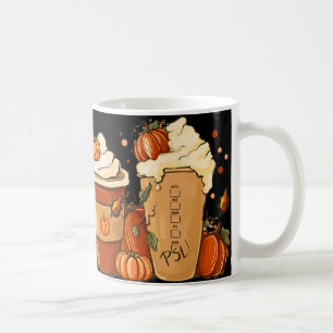Caneca De Café Sumo Café Pumpkin Especiarias Latte Bebidas Outono