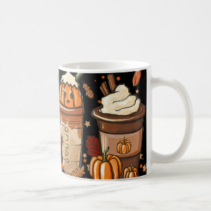 Caneca De Café Sumo Café Pumpkin Especiarias Latte Bebidas Outono