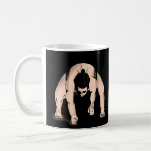 Caneca De Café Sumo Luta Vintage Sumo Wrestler Sumo Pr