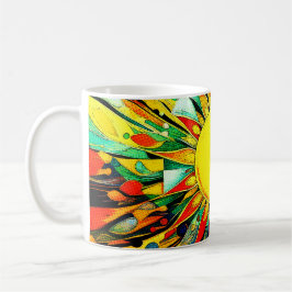 Caneca De Café Sun na Abstrato 910