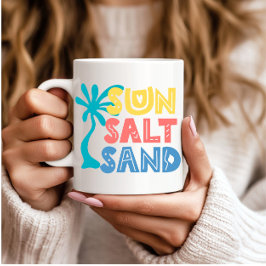 Caneca De Café Sun Salt Sand Summer Vibes