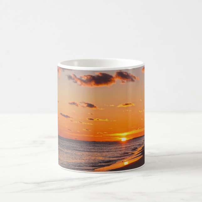 Caneca De Café Sun Setting em Dauphin Island, Alabama (Centro)
