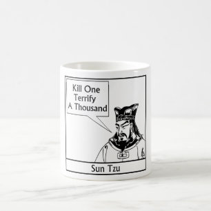 Caneca De Café Sun Tzu e citações