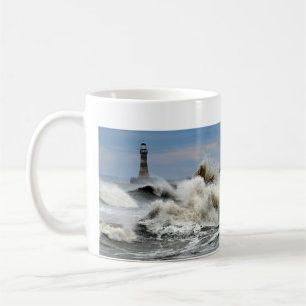 Caneca De Café Sunderland - cais & farol de Roker