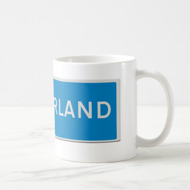 Caneca De Café Sunderland Roadsign (Direita)