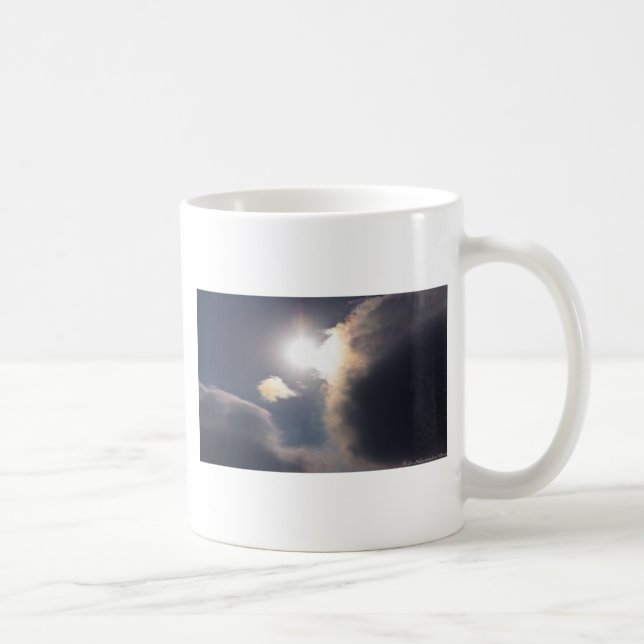 Caneca De Café Sundog Rainbow Cloud Burst Roupa e presentes (Direita)