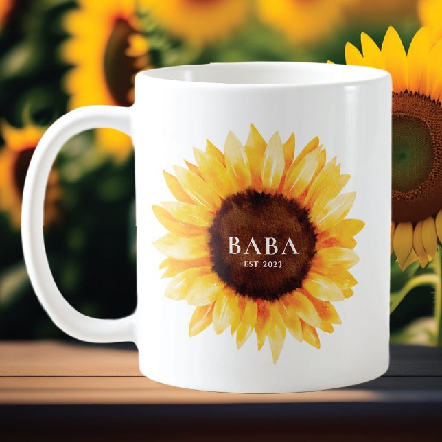 Caneca De Café Sunflower Baba (Criador carregado)