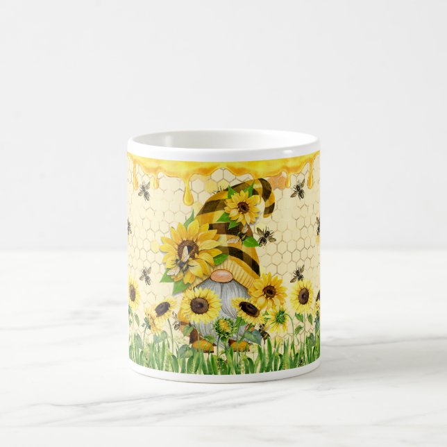 Caneca De Café Sunflower Gnomo (Centro)