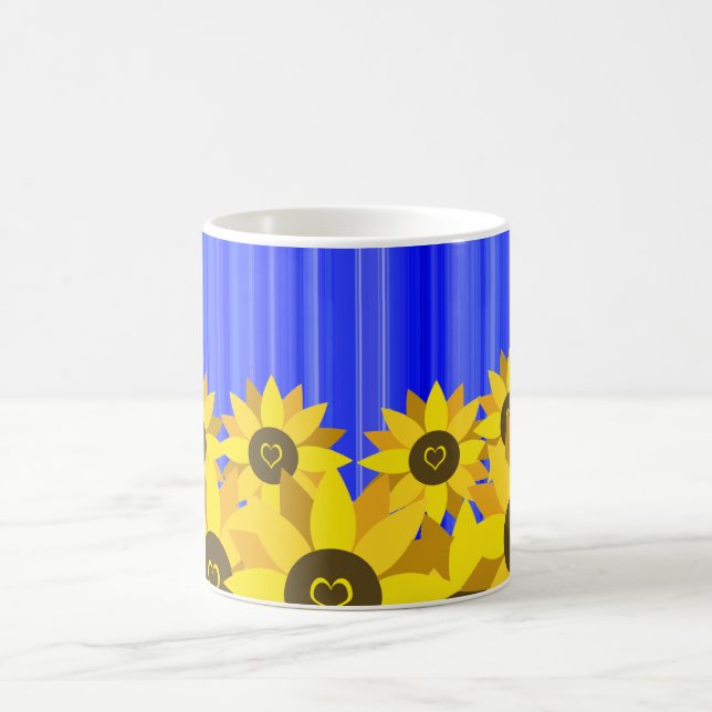 Caneca De Café Sunflower Love (Centro)