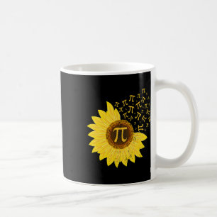 Caneca De Café Sunflower Pi Day 3.14 De Março 14 Professor De Mat