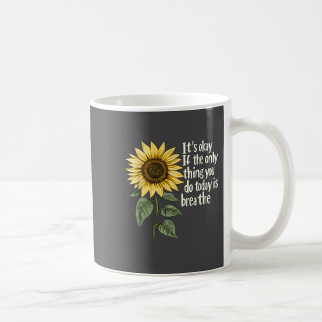 Caneca De Café Sunflower Suicide Awareness  (Direita)