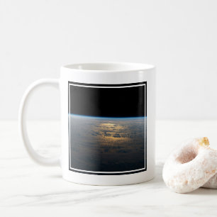 Caneca De Café Sunglint Beams De Um Pacífico Sul Parcialmente Nub