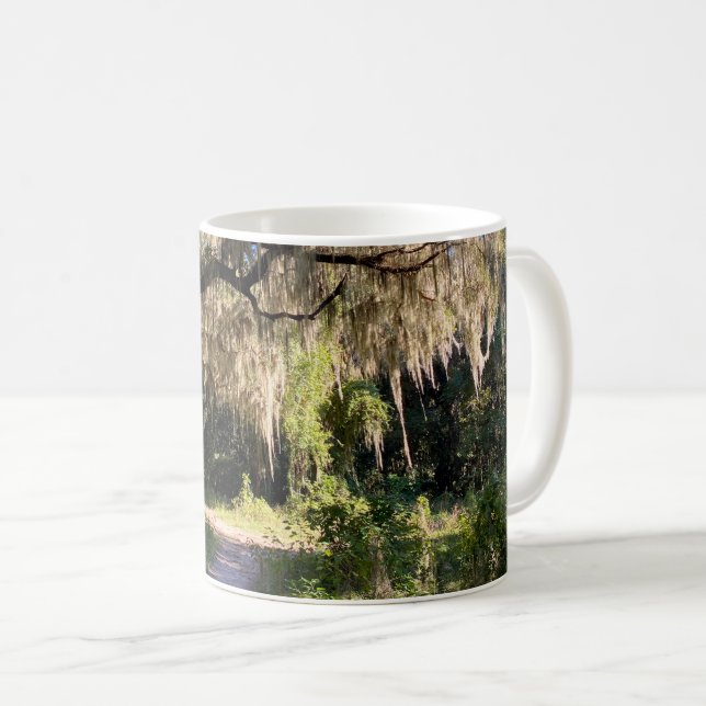 Caneca De Café Sunlit Spanish Moss (Frente Esquerda)