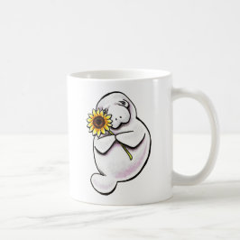 Caneca De Café Sunny Manatee Off-Leash Art™