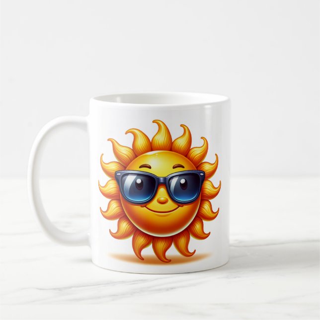 Caneca De Café Sunny Smile Mug 11 oz (Esquerda)