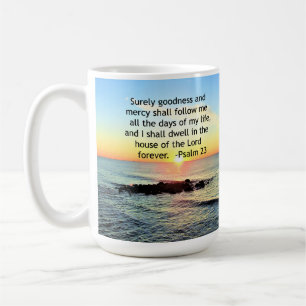 CANECA DE CAFÉ SUNRISE NA FOTO DO OCEANO 23º PSALM