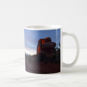 Caneca De Café Sunrise na Trilha do Windows em Arches