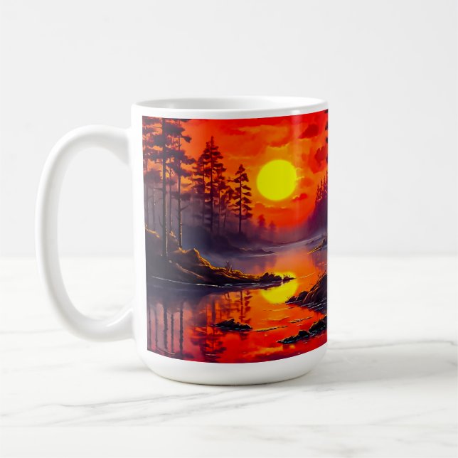 Caneca De Café Sunset (Esquerda)