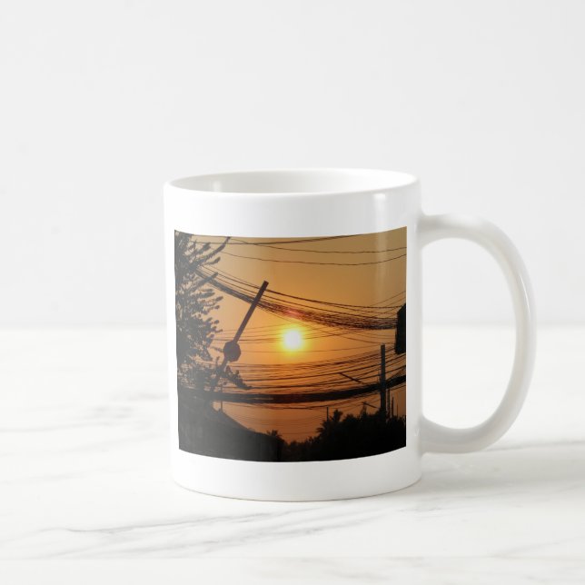 Caneca De Café Sunset com fio ... Krung Thep, Tailândia (Direita)