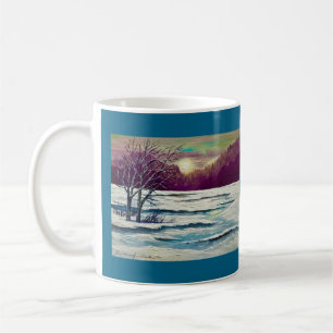 Caneca De Café Sunset de inverno