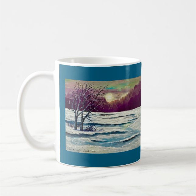 Caneca De Café Sunset de inverno (Esquerda)