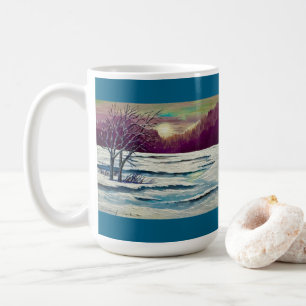 Caneca De Café Sunset de inverno
