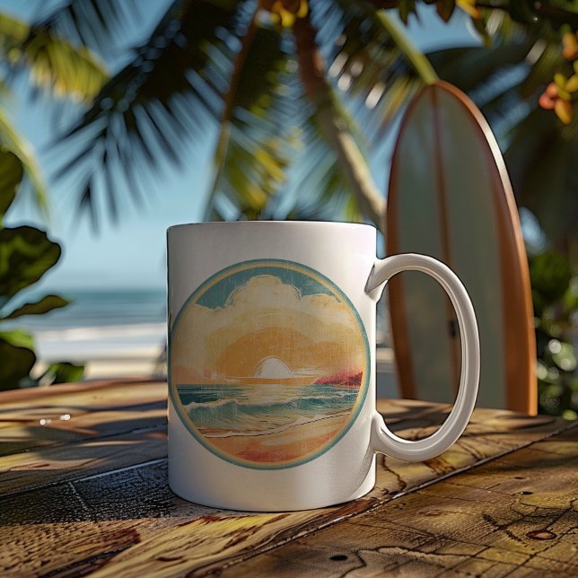 Caneca De Café Sunset de Verão (Criador carregado)