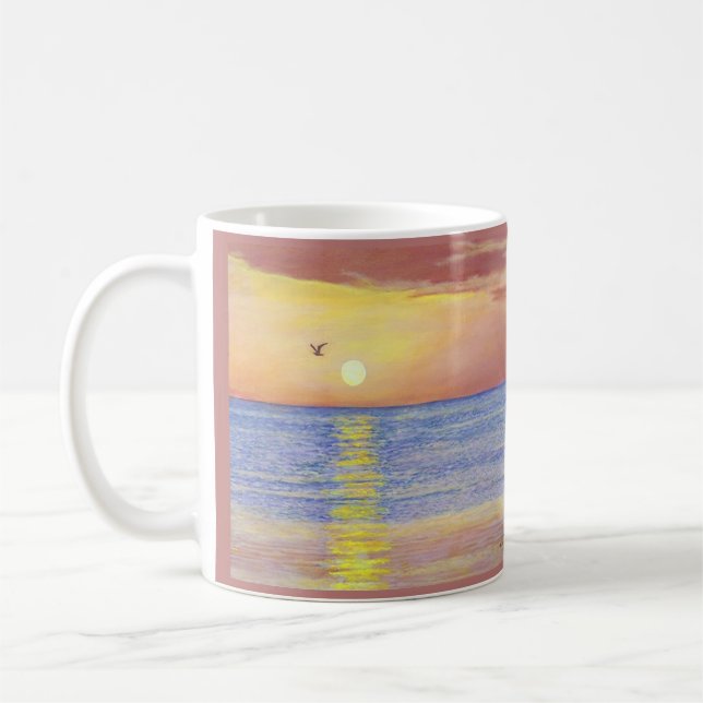 CANECA DE CAFÉ "SUNSET GULL NAPLES FLORIDA" (Esquerda)