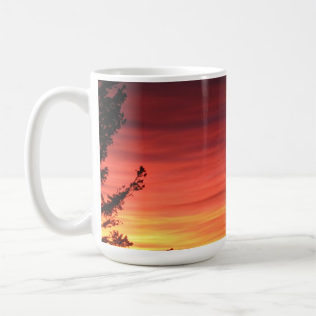 Caneca De Café Sunset Laranja (Esquerda)