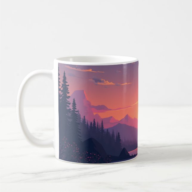 Caneca De Café Sunset Mug (Esquerda)