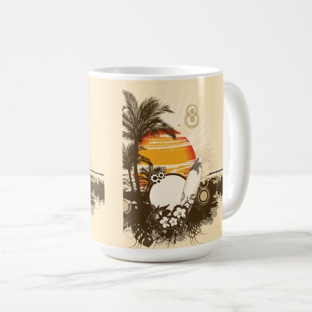 Caneca De Café Sunset - Mug, Taça (Frente Esquerda)