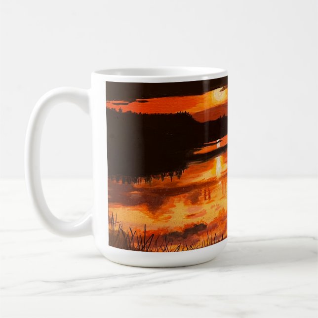 Caneca De Café Sunset no Everglades, por Gary Poling (Esquerda)