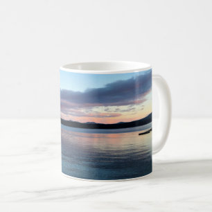 Caneca De Café Sunset no Lago Crescent, Oregon