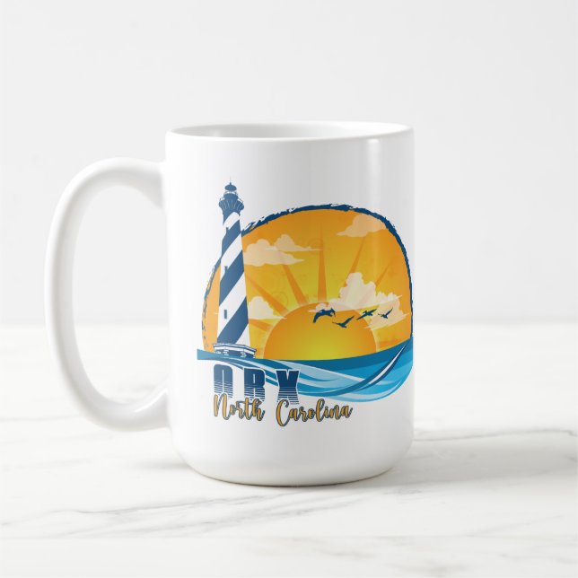 Caneca De Café Sunset OBX (Esquerda)