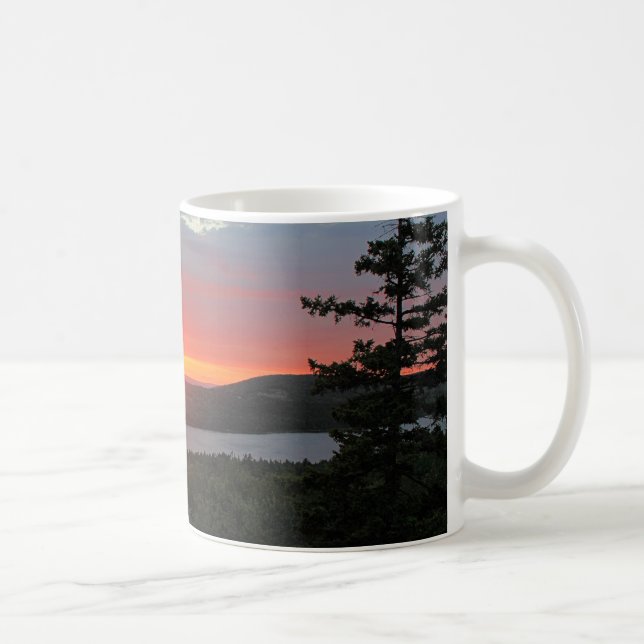 Caneca De Café 'Sunset Over Long Pond' (Direita)