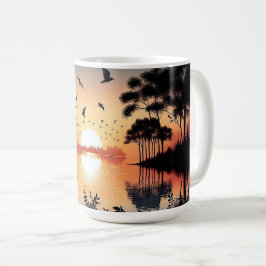 Caneca De Café Sunset Serenity 